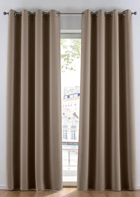 Abdunkelnder Vorhang, in vielen Gr&ouml;&szlig;en (1er Pack), bonprix