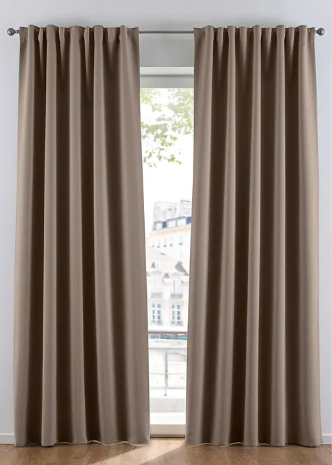 Abdunkelnder Vorhang, in vielen Gr&ouml;&szlig;en (1er Pack), bonprix