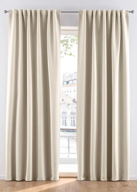 Abdunkelnder Vorhang, in vielen Gr&ouml;&szlig;en (1er Pack), bonprix