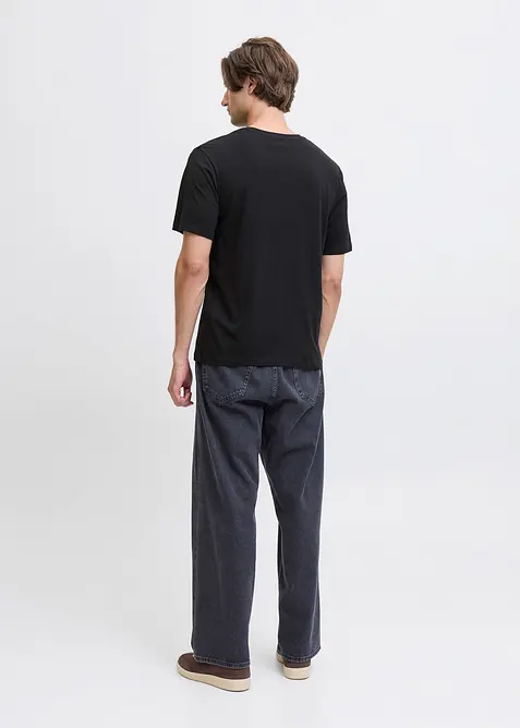 JJ REBEL T-Shirt aus reiner Baumwolle, Loose Fit, JJ REBEL