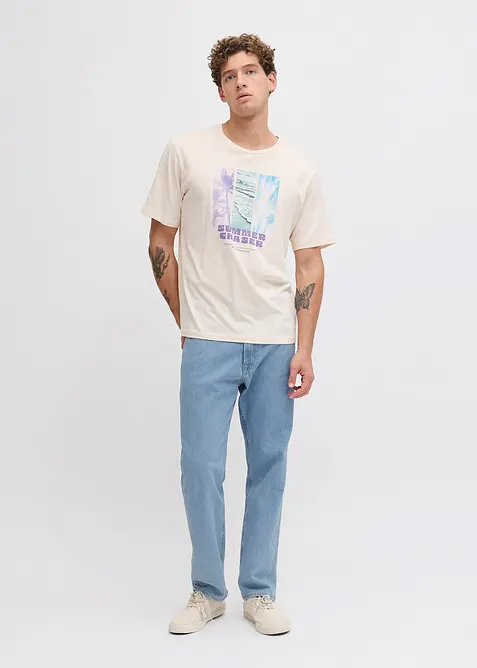 JJ REBEL Jeans aus reiner Baumwolle, Relaxed Fit, JJ REBEL