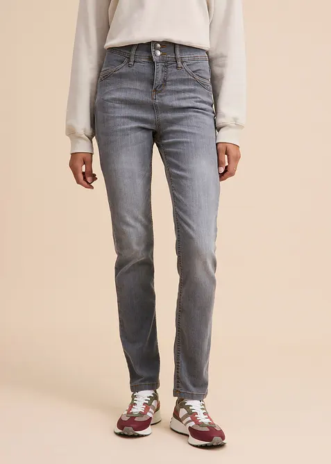Slim-Fit-Jeans High Waist, Komfort-Stretch, bonprix