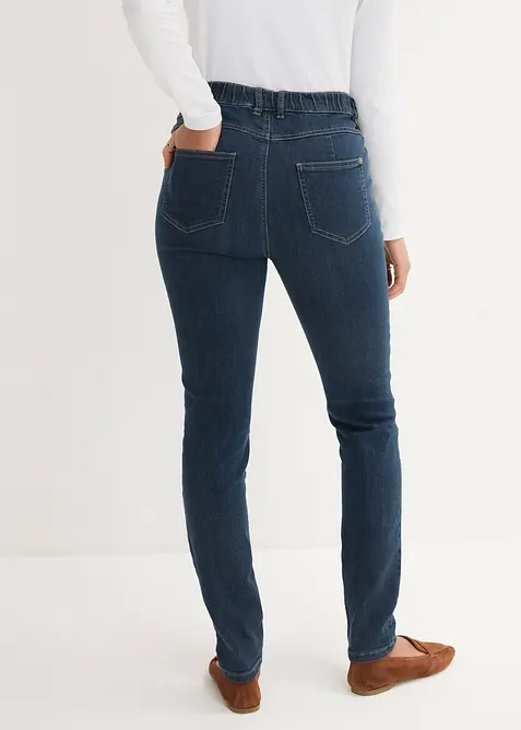 Jegging extensible, taille haute et &eacute;lastiqu&eacute;e, bonprix