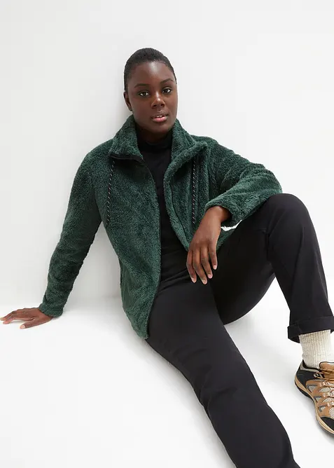 Teddy-Fleece Jacke, bonprix