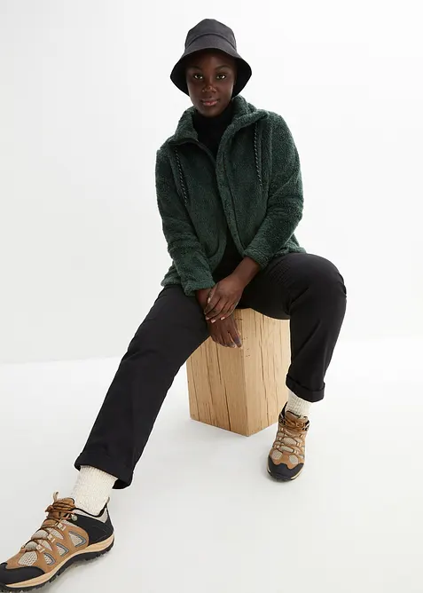 Teddy-Fleece Jacke, bonprix