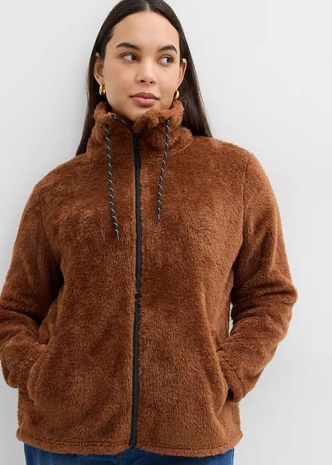 Veste en polaire peluche, bonprix