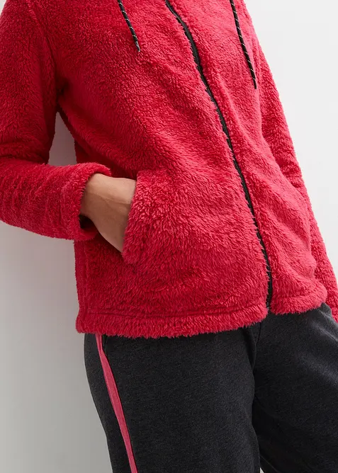 Teddy-Fleece Jacke, bonprix