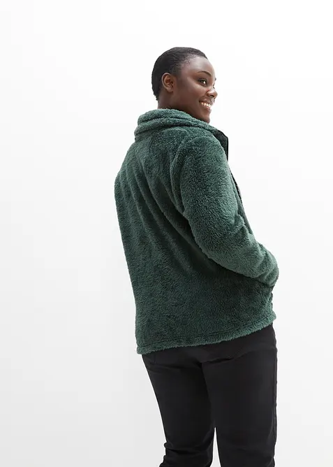 Teddy-Fleece Jacke, bonprix