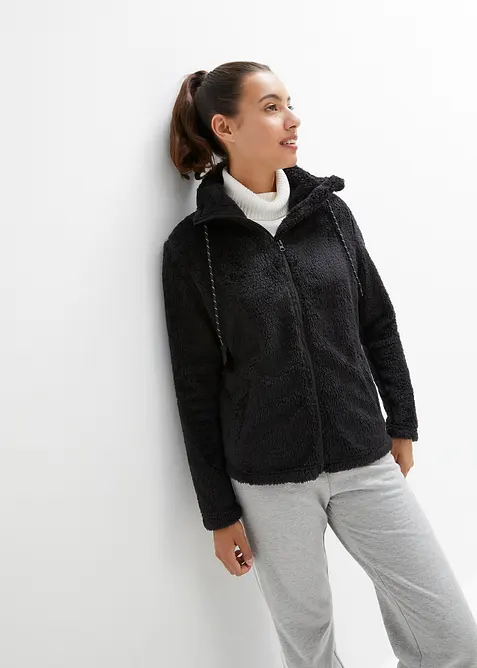 Teddy-Fleece Jacke, bonprix