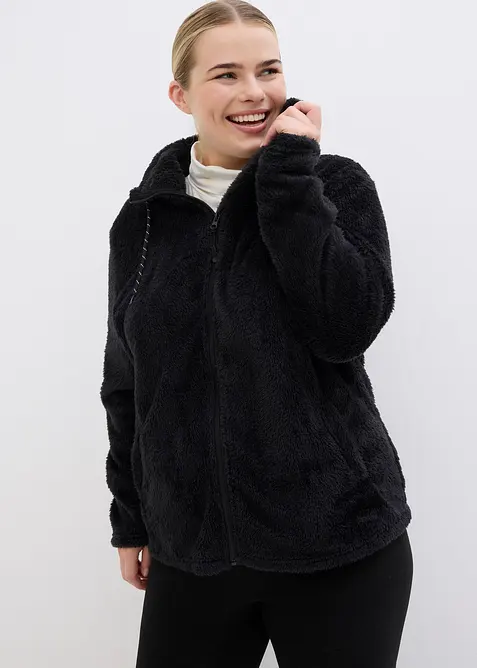 Veste en polaire peluche, bonprix