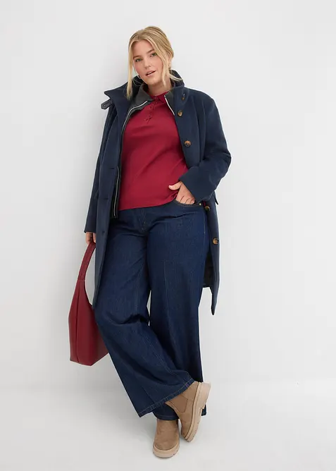 Wintermantel, 2in1 Optik, bonprix