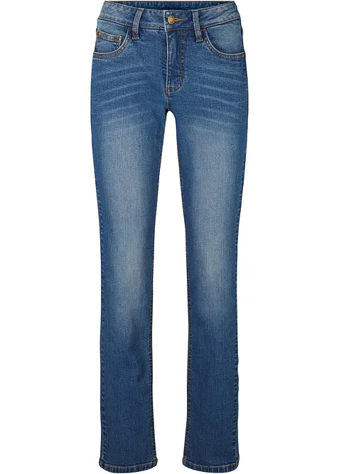 Jean Straight taille mi-haute, extensible, bonprix