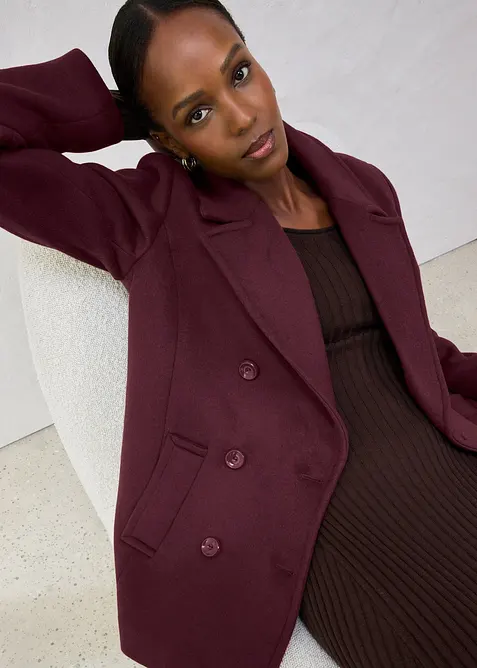 Caban en laine, bonprix