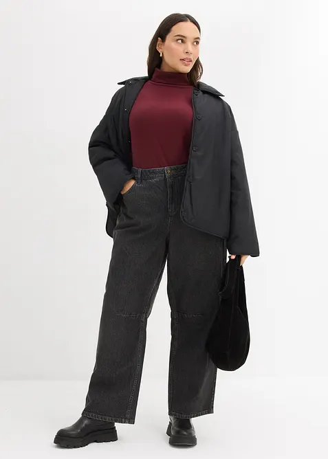 Barrel-Jeans Mid Waist, bonprix