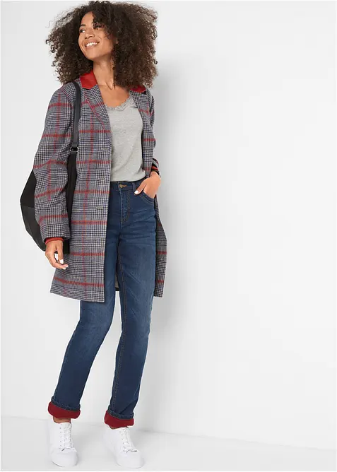 Straight-Jeans High Waist, Thermo, bonprix