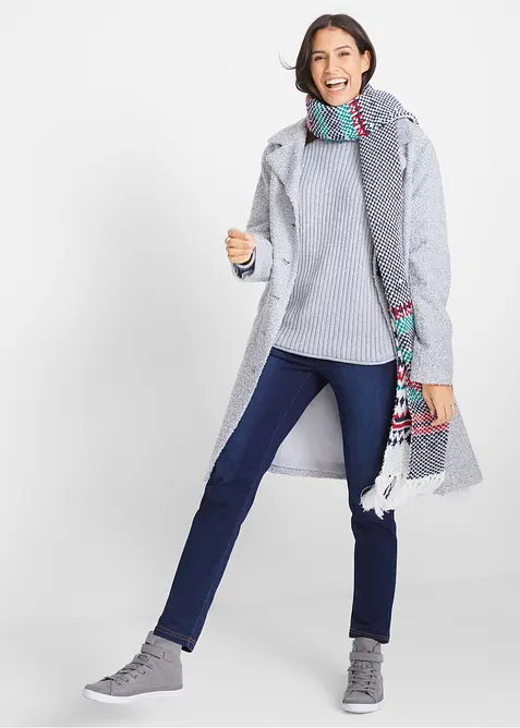 High Waist Jeggings aus leichter, elastischer Thermoqualit&auml;t mit Bequembund, bonprix