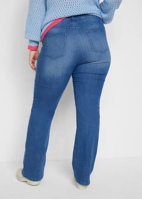 Bootcut-Jeans High Waist, Bequembund, bonprix