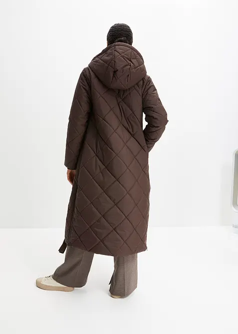 Manteau matelass&eacute; et rembourr&eacute; &agrave; capuche, bonprix