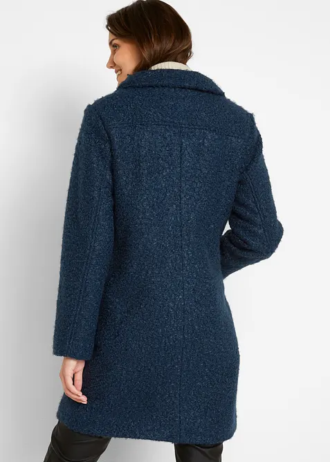 Boucl&eacute;-Mantel mit Taschen, bonprix