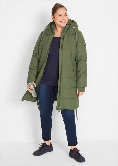 Longue doudoune d&eacute;perlante, bonprix