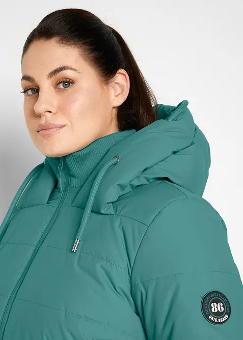 Longue doudoune d&eacute;perlante, bonprix