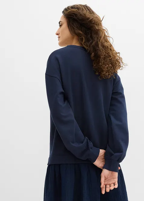 Sweatkleid mit Webrock, bonprix