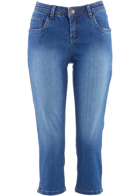 Jean slim taille mi-haute, raccourci, bonprix