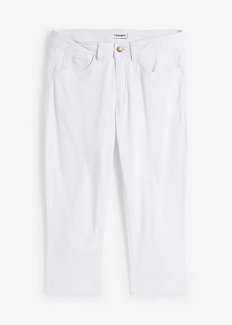 Jean slim taille mi-haute, raccourci, bonprix