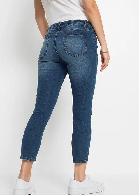 Skinny-Jeans, Mid Waist, Destroyed, bonprix