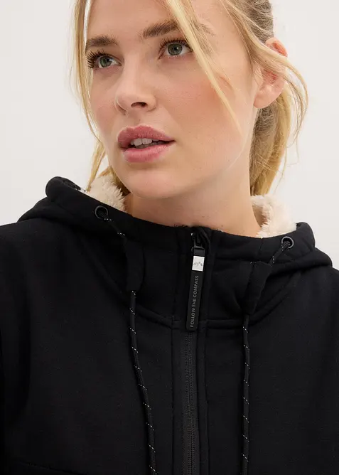 Teddy-Fleece Jacke, bonprix
