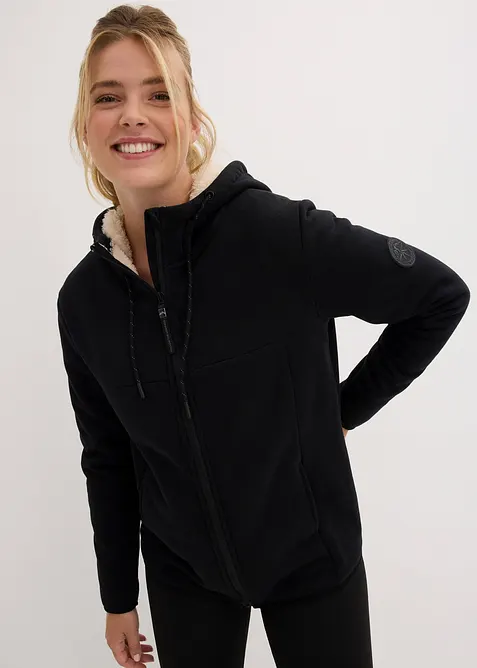 Teddy-Fleece Jacke, bonprix