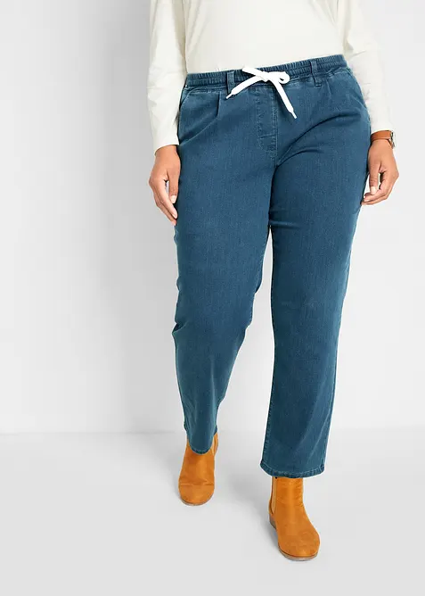 Mom-Jeans Mid Waist, Thermo mit Bequembund, bonprix