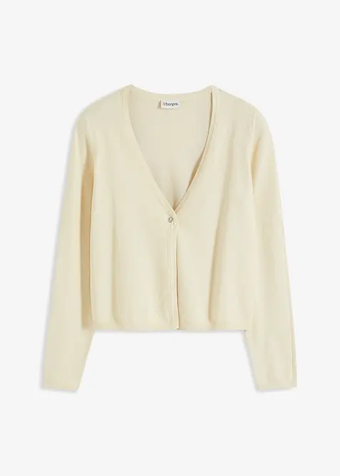 Schlichte Feinstrickjacke, bonprix