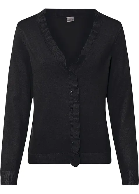 Gilet fluide en fine maille, bonprix