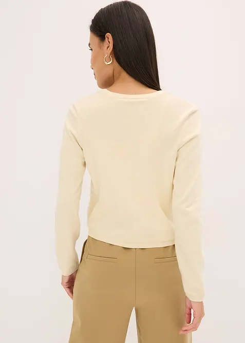 Schlichte Feinstrickjacke, bonprix