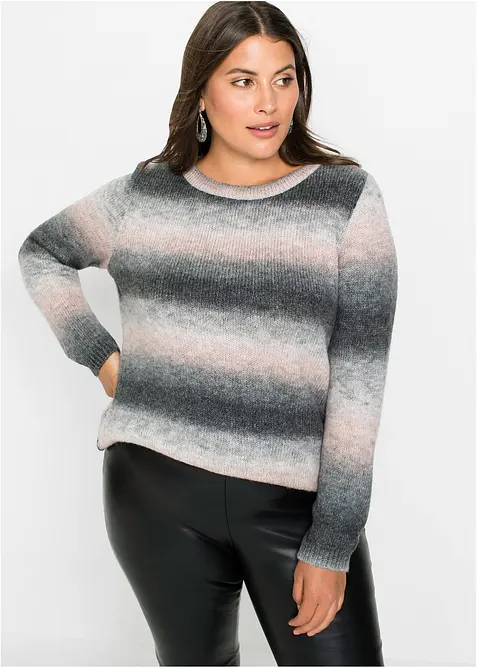 Pull &agrave; d&eacute;grad&eacute; de couleurs, bonprix