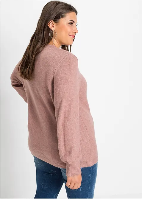 Pullover mit Ballon&auml;rmeln, bonprix