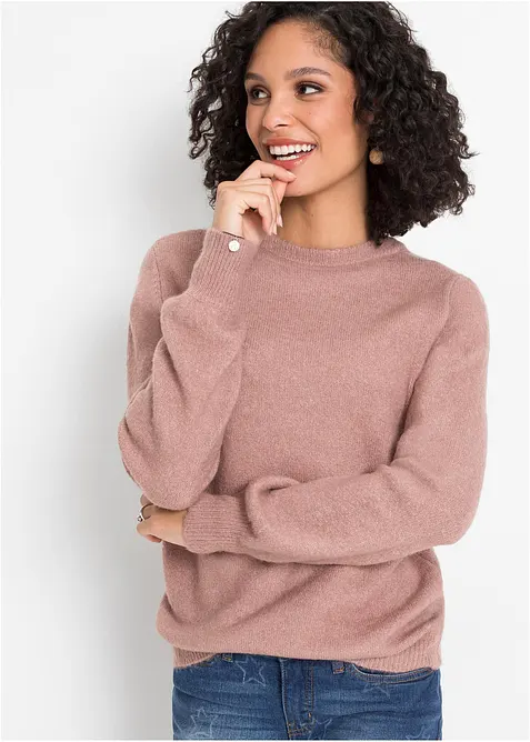 Pullover mit Ballon&auml;rmeln, bonprix