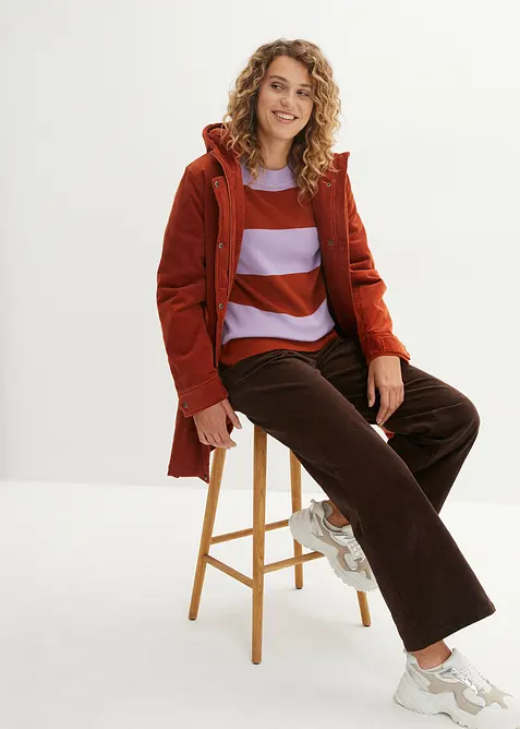 Feinstrickpullover mit Blockstreifen, bonprix