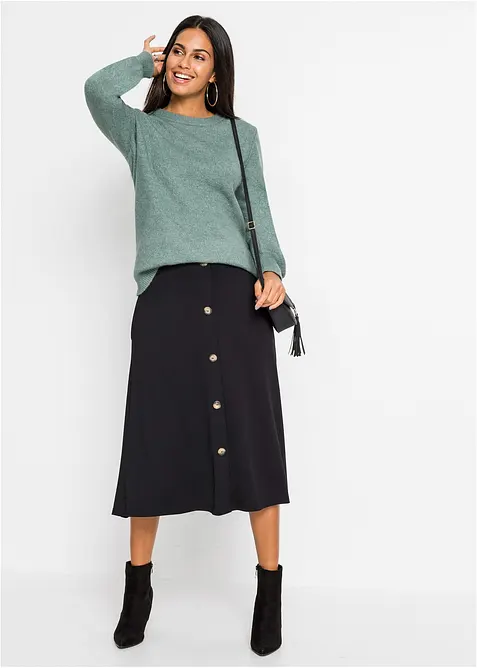 Pullover mit Ballon&auml;rmeln, bonprix