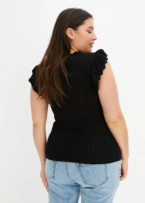 Strickshirt aus softem Viskose-Mix, bonprix