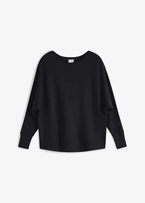 Pull oversize c&ocirc;tel&eacute;, bonprix
