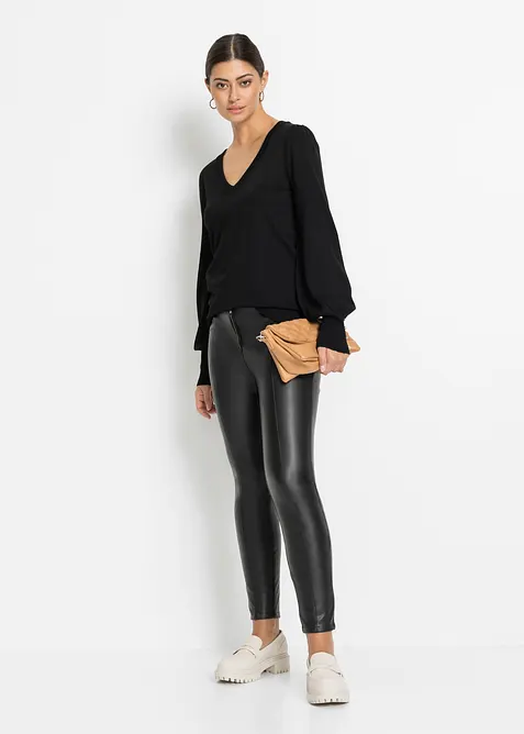 Feinstrickpullover aus Viskose-Mix, bonprix