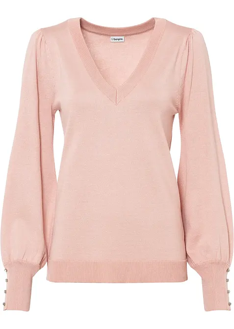 Feinstrickpullover aus Viskose-Mix, bonprix