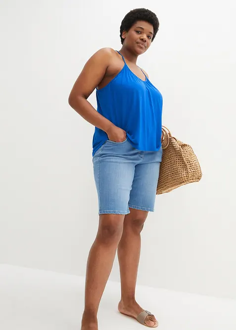 Spaghettitr&auml;ger-Top aus flie&szlig;ender Viskose, bonprix