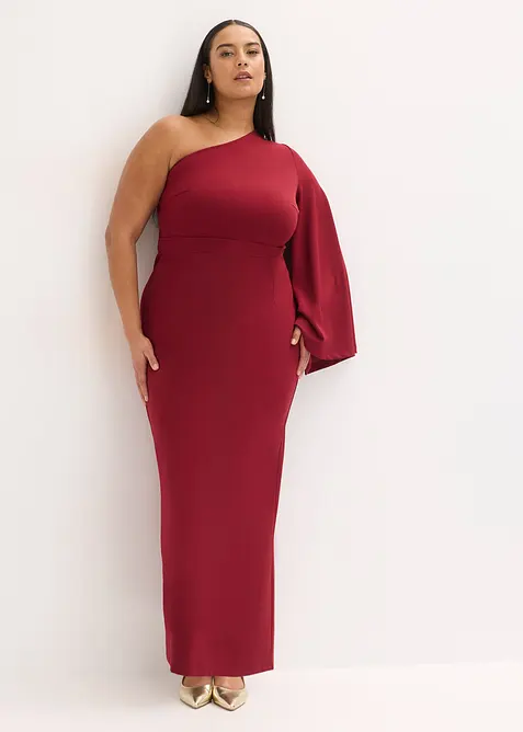 Abendkleid mit One-Shoulder-Ausschnitt, bonprix