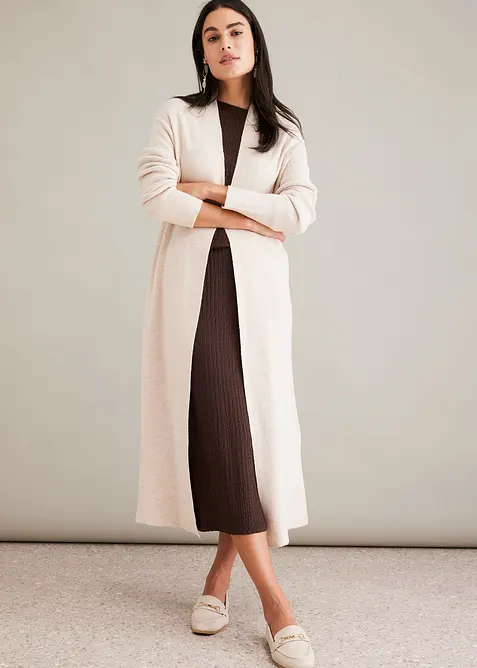 Longstrickjacke mit Viskose, bonprix