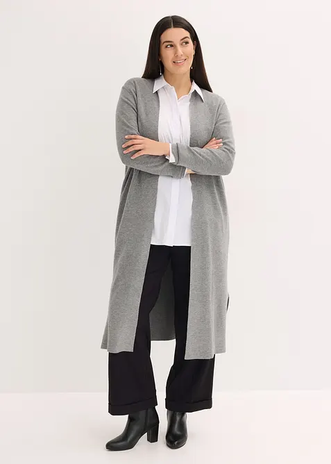 Longstrickjacke mit Viskose, bonprix