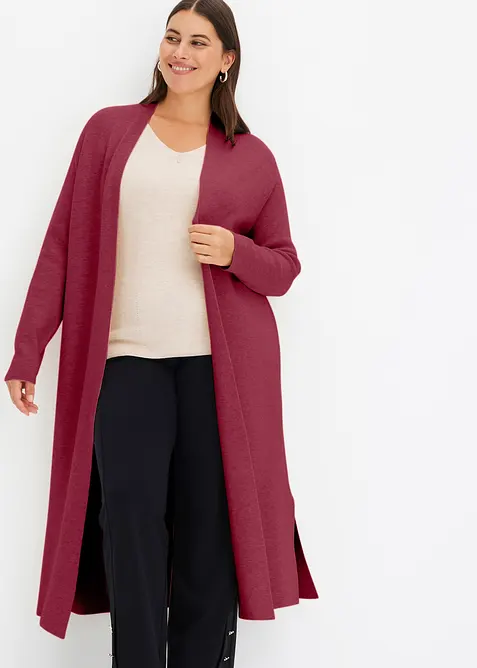 Longstrickjacke mit Viskose, bonprix