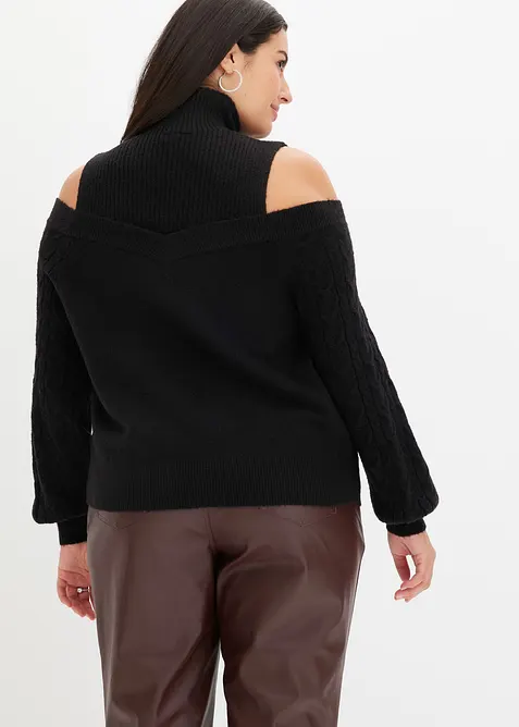 Schulterfreier Pullover, bonprix